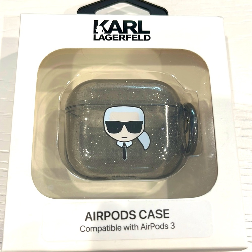 NIB Karl Lagerfeld AirPods case for AirPods 3